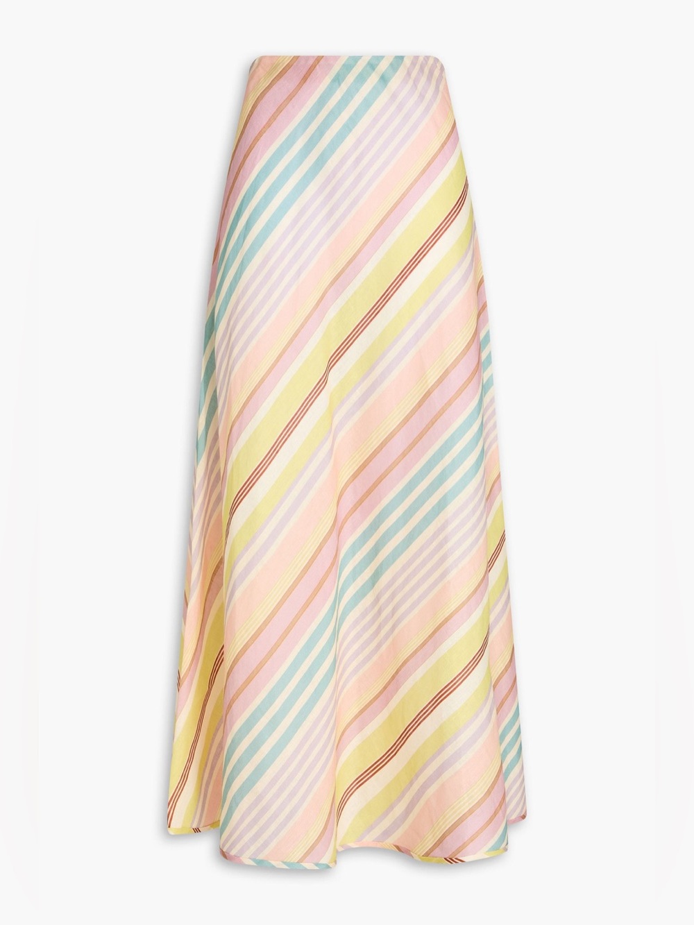Zimmerman Striped Linen Maxi Skirt